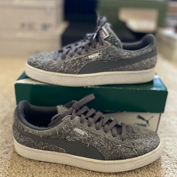 Puma Suede Elemental - Steel Gray/Puma White, Size 8.5 - Picture 8 of 8